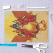 Vishnu, Garuda, Vahana door Raja Ravi Varma Tissuepapier (Craft)