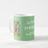 Vishnu Hindu Deity God Koffiemok (Voorkant links)