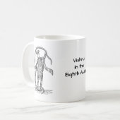 Vishnu in de 8e avatar koffiemok (Voorkant links)