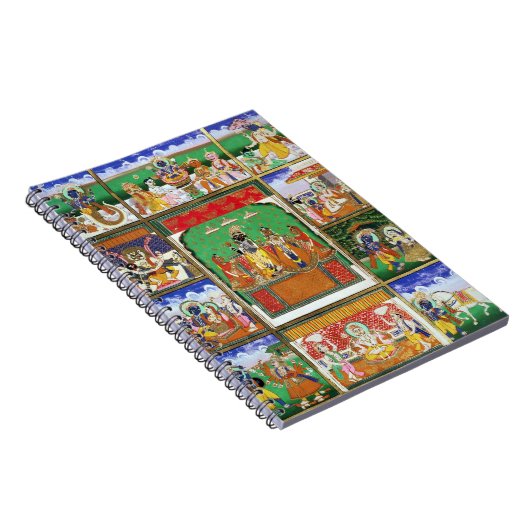 Vishnu in het midden van zijn tien avatars, Jaipur Notitieboek (Rechterzijde)