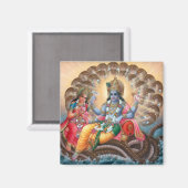 Vishnu & Lakshmi magneet - Versie 2 (Voorkant / Achterkant)
