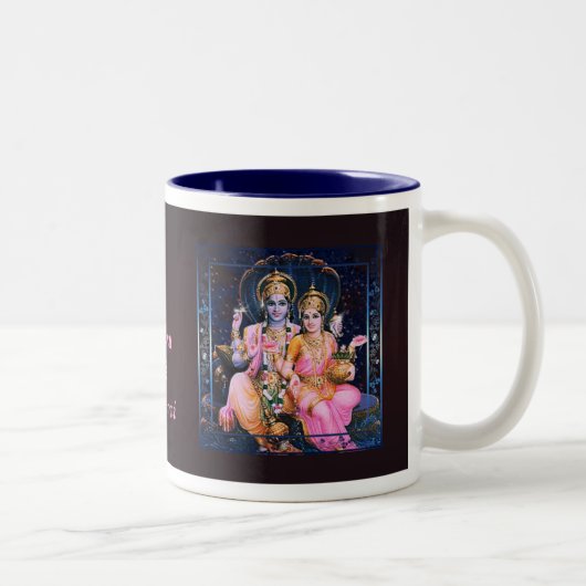 Vishnu & Lakshmi Mok, Cup Tweekleurige Koffiemok (Rechts)