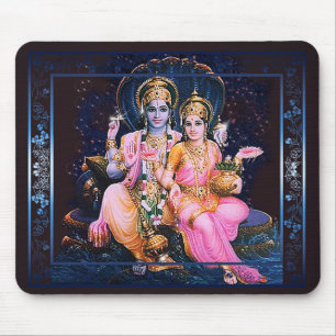 Vishnu & Lakshmi Mousepad Muismat