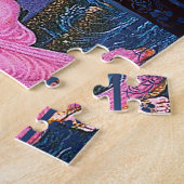 Vishnu & Lakshmi - Puzzle large Legpuzzel (Zijkant)