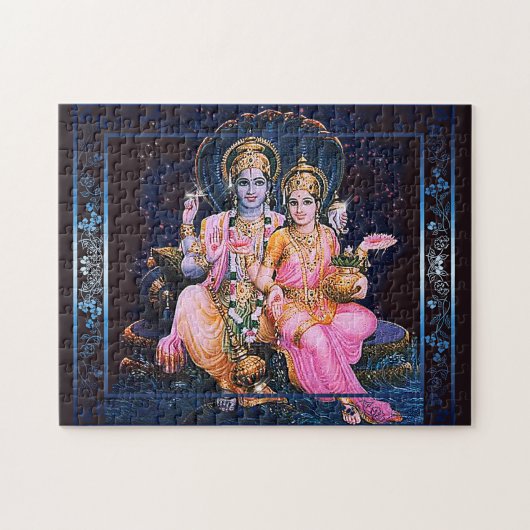 Vishnu & Lakshmi - Puzzle large Legpuzzel (Horizontaal)