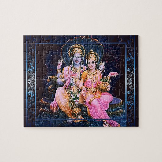 Vishnu & Lakshmi - Puzzle Legpuzzel (Horizontaal)