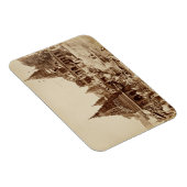 Vishnu Pud en Andere tempels, Benares (foto sepia) Magneet (Rechterzijde)