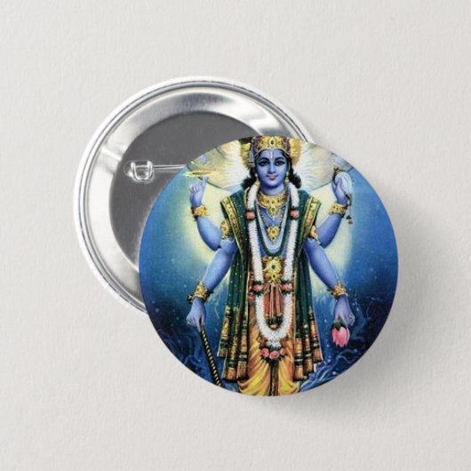 Vishnu Ronde Button 5,7 Cm (Voorkant /achterkant)