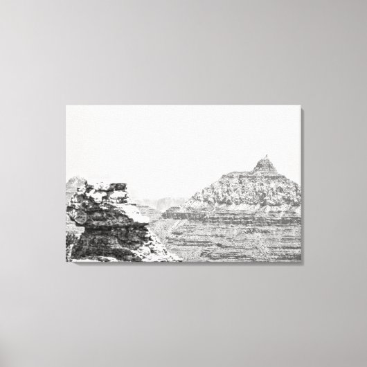 Vishnu Temple Canvas Afdruk (Voorkant)