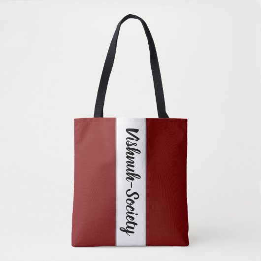 Vishnuh-Society Tote Bag (Voorkant)