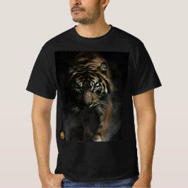 VISHNX Dark Majestic Tiger in Shadows Graphic Tee T-shirt