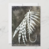 Vishook - Vliegende vissen - Bruin Kaart (Voorkant)