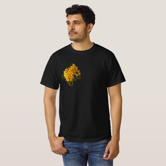 Vishu Kani Konna T-shirt – Vier traditie (Voorkant volledig)
