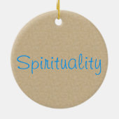 Vishuddha of Throat the 5th Chakra Keramisch Ornament (Achterkant)