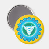Vishuddha of Throat the 5th Chakra Magneet (Voorkant / Achterkant)