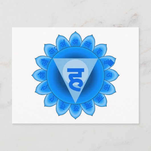 Vishuddha The Throat Chakra Briefkaart (Voorkant)