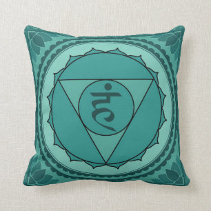 Vishuddhi of keel chakra Pillow Kussen