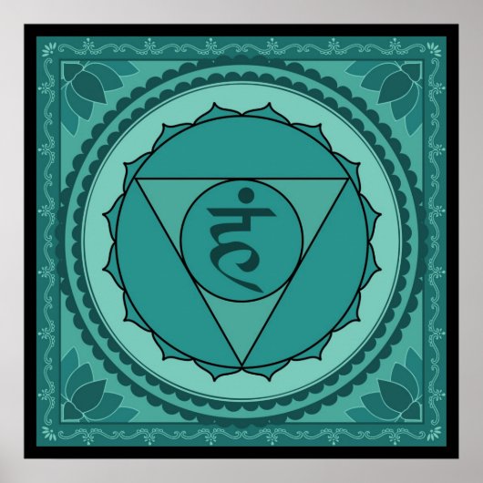 Vishuddhi of keelchakra Poster (Voorkant)