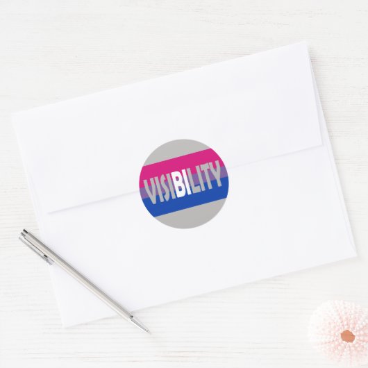 visiBIlity Ronde Sticker (Envelop)