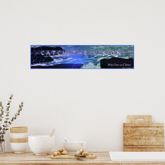 Visie 1 vangen poster (Keuken)