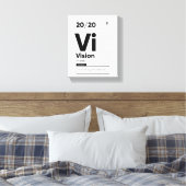 Visie Definitie | Motiverende Muurkunst Canvas Afdruk (Insitu (Slaapkamer))