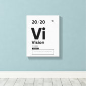 Visie Definitie | Motiverende Muurkunst Canvas Afdruk (Insitu (Houten vloer))