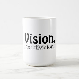 Visie, geen witte deling koffiemok