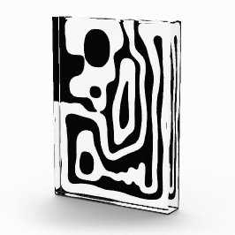 Visie Grip: Abstract Zwart & Wit Fotoblokken