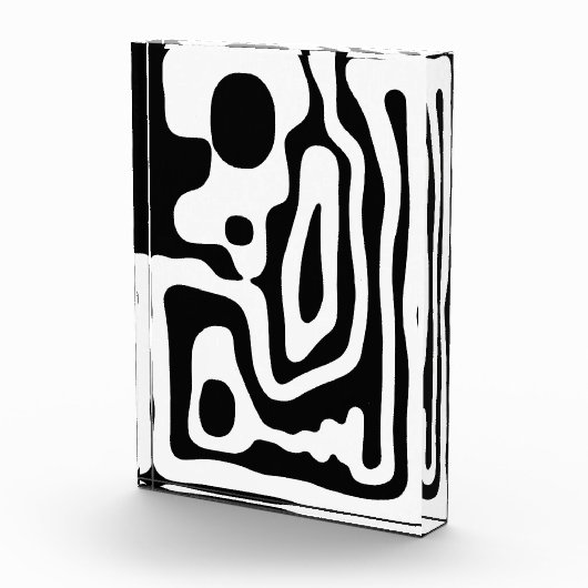 Visie Grip: Abstract Zwart & Wit Fotoblokken (Rechts)