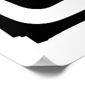 Visie Grip: Abstract Zwart & Wit Poster (Hoek)