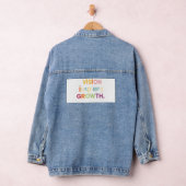 "Visie inspireert groei" Denim Jacket (Hangar)