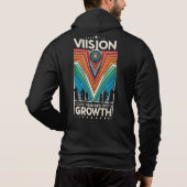 Visie inspireert groei hoodie (Achterkant)