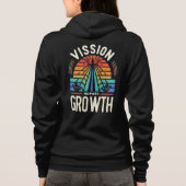 Visie inspireert groei hoodie (Achterkant)