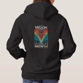 Visie inspireert groei hoodie (Achterkant)