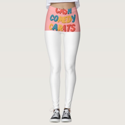 "Visie inspireert groei" Leggings (Voorkant)