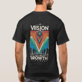 Visie inspireert groei t-shirt (Achterkant)