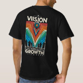 Visie inspireert groei t-shirt (Achterkant)
