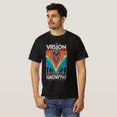 Visie inspireert groei t-shirt (Voorkant volledig)