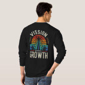 Visie inspireert groei t-shirt (Achterkant volledig)