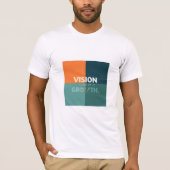 Visie inspireert groei t-shirt (Voorkant)