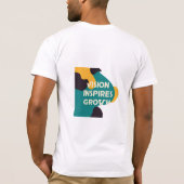 Visie inspireert groei t-shirt (Achterkant)