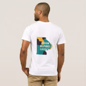 Visie inspireert groei t-shirt (Achterkant volledig)