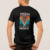 Visie inspireert groei Tri-Blend shirt (Achterkant)