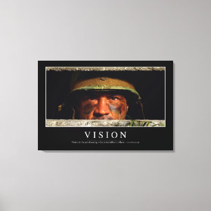 Visie: Inspirerend prijsopgave Canvas Afdruk