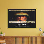 Visie: Inspirerend prijsopgave Canvas Afdruk (Insitu (Woonkamer))