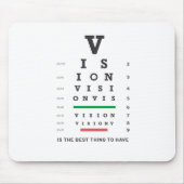 Visie-oogdiagram Muismat (Voorkant)