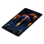 Visie op de fractale kunst Flexible Magnet Magneet (Linkerzijde)