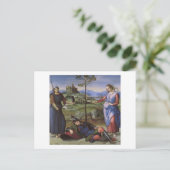 Visie op een Knight, Raphael Briefkaart (Staand voorkant)