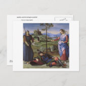 Visie op een Knight, Raphael Briefkaart (Voorkant / Achterkant)