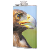 Visie op een mooie jonge Golden Eagle Heupfles (Links)